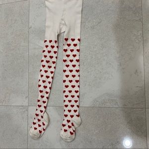 Gap Heart Tights Pantyhose Leggings Girls M/L kids